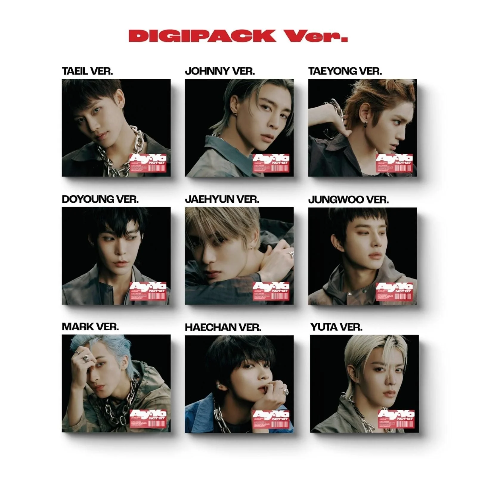 NCT 127 - 4th Repackage Album: Ay-Yo (Digipack Ver.) - EmpressKorea