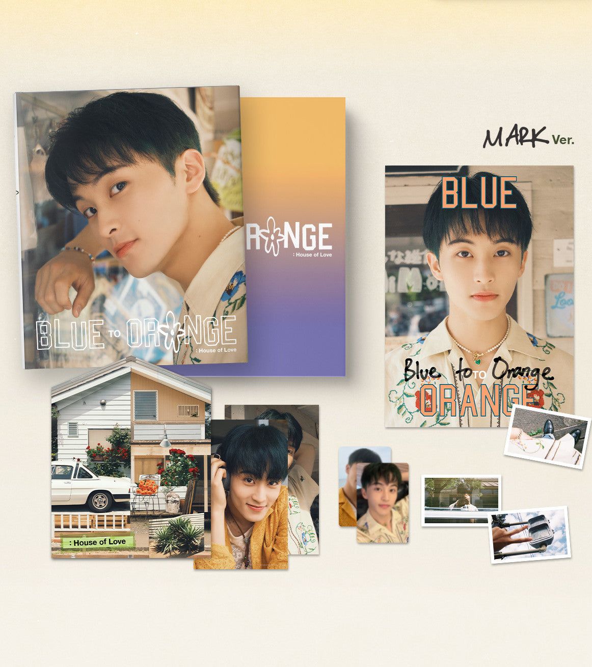 NCT 127 - NCT 127 PHOTOBOOK [BLUE TO ORANGE : House of Love][MARK] - EmpressKorea