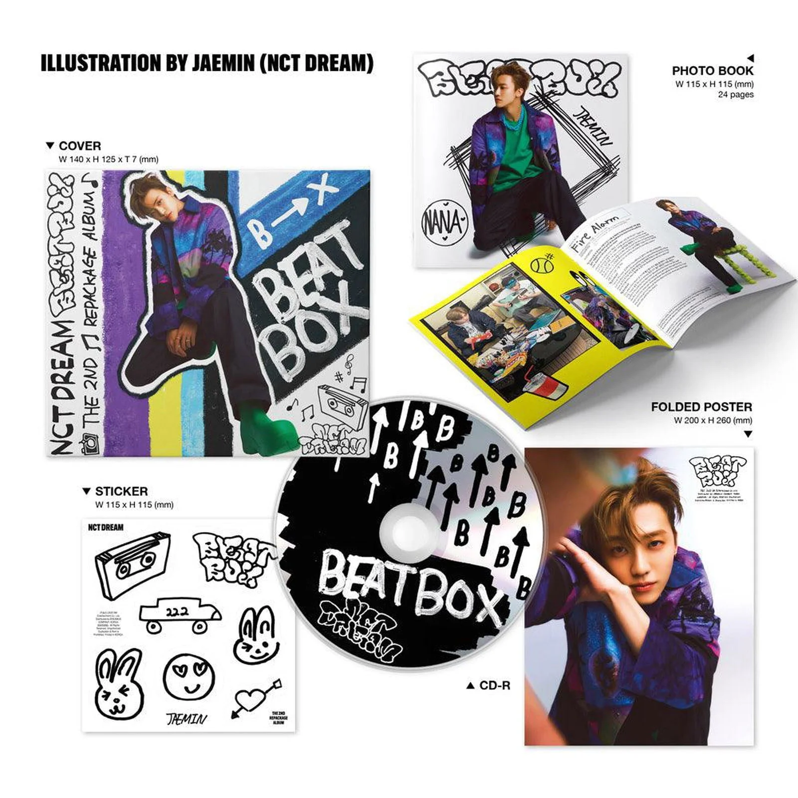 NCT DREAM - 2nd Full Album: Beatbox (Digipack ver.) Repackage - EmpressKorea