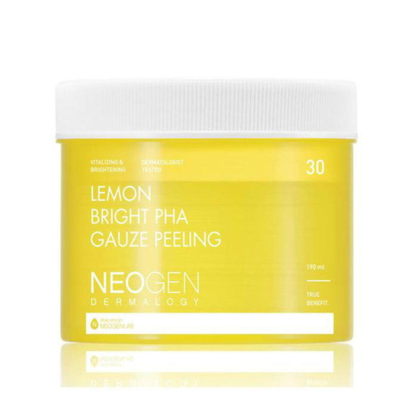 NEOGEN Lemon Bright PHA Gauze Peeling 30 Pads - EmpressKorea