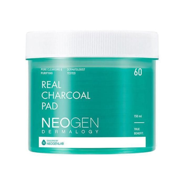 NEOGEN Real Charcoal Pad 60 Pads 150ml - EmpressKorea