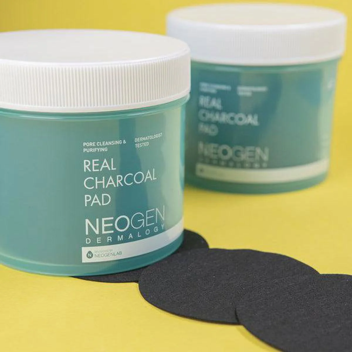 NEOGEN Real Charcoal Pad 60 Pads 150ml - EmpressKorea