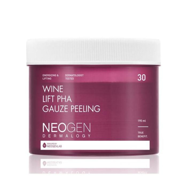 NEOGEN Wine Lift PHA Gauze Peeling 30 Pads - EmpressKorea