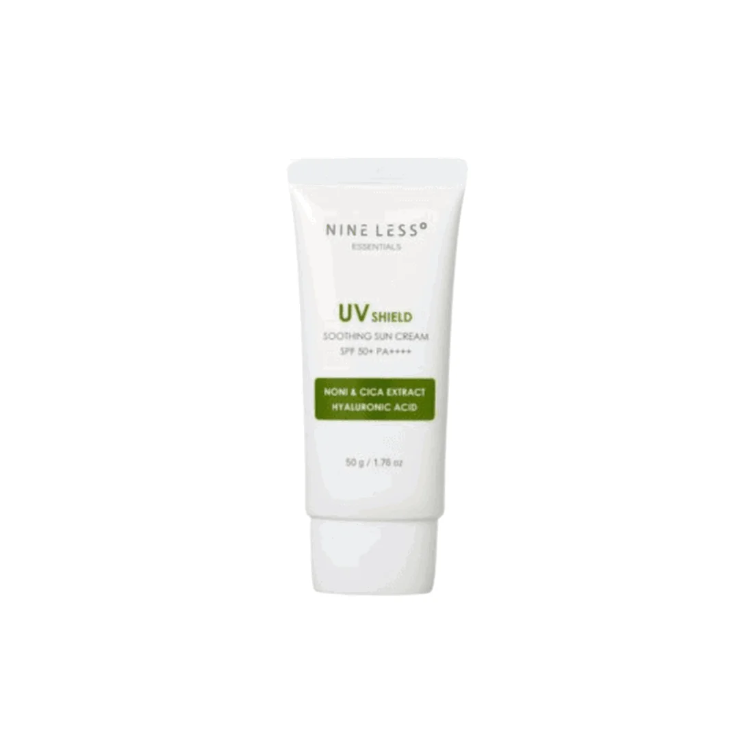 NINE LESS Essentials UV Shield Soothing Sun Cream SPF 50+ PA++++ 50g - EmpressKorea