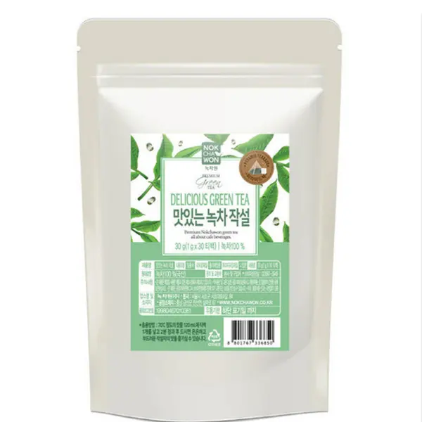 NOKCHAWON Delicious Green Tea Jaksul Pyramid Shape 30 Tea Bags