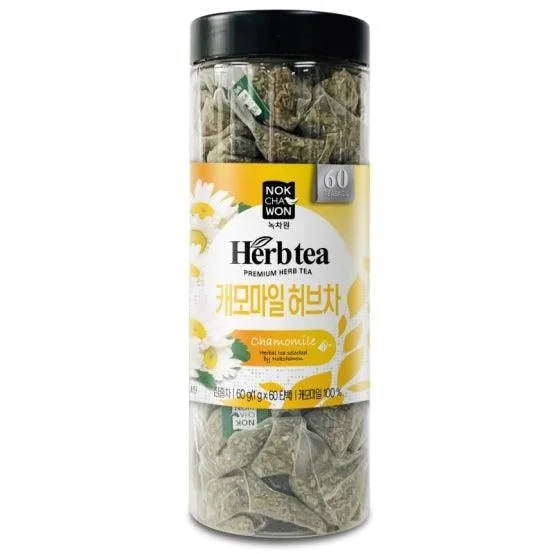 NOKCHAWON chamomile herbal tea 60 tea bags of fragrant and soft - EmpressKorea