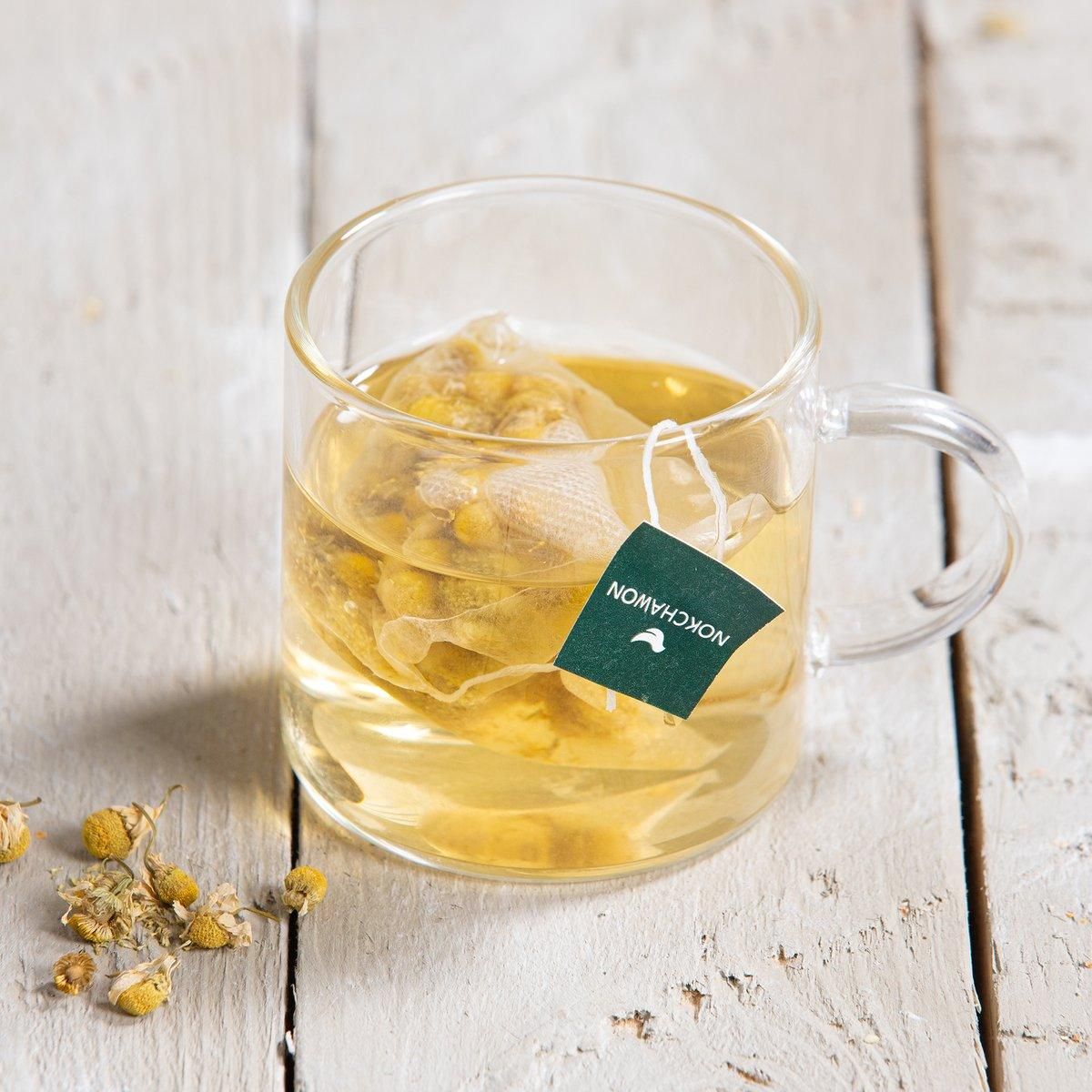 NOKCHAWON chamomile herbal tea 60 tea bags of fragrant and soft - EmpressKorea