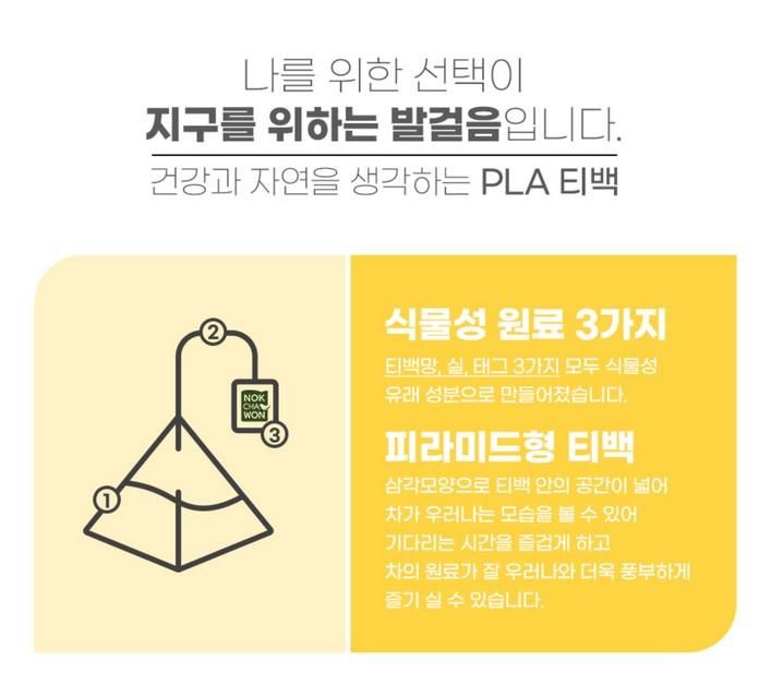 NOKCHAWON chamomile herbal tea 60 tea bags of fragrant and soft - EmpressKorea