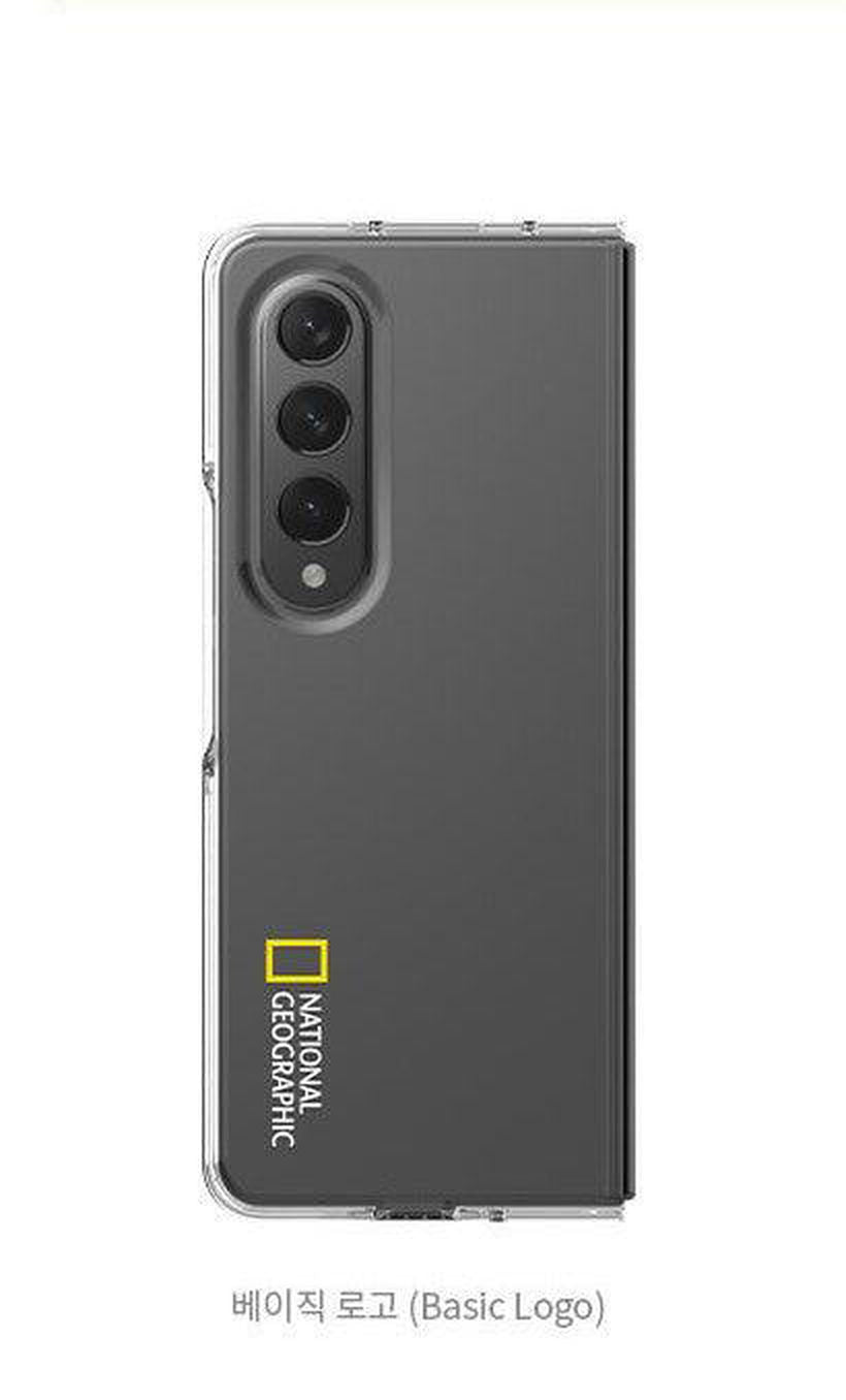 National Geographic Crystal Slim Fit Transparent Phone Case Galaxy Z Fold 4 - EmpressKorea