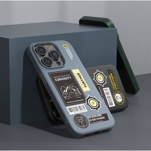 National Geographic Palette Color Wappen Case iPhone 15 Pro Max - EmpressKorea