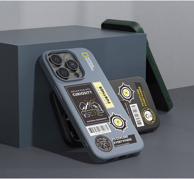 National Geographic Palette Color Wappen Case iPhone 15 Pro Max - EmpressKorea