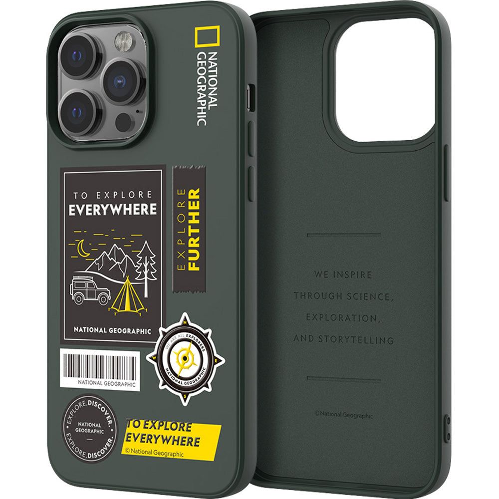 National Geographic Palette Color Wappen Case iPhone 15 Pro Max - EmpressKorea