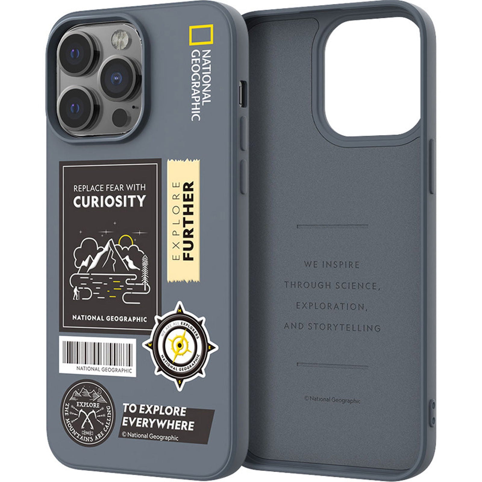 National Geographic Palette Color Wappen Case iPhone 15 Pro Max - EmpressKorea