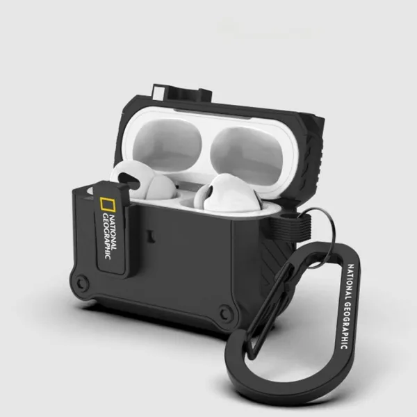 National Geographic Rugged Bumper Auto Lock Case AirPods Pro 2 - EmpressKorea