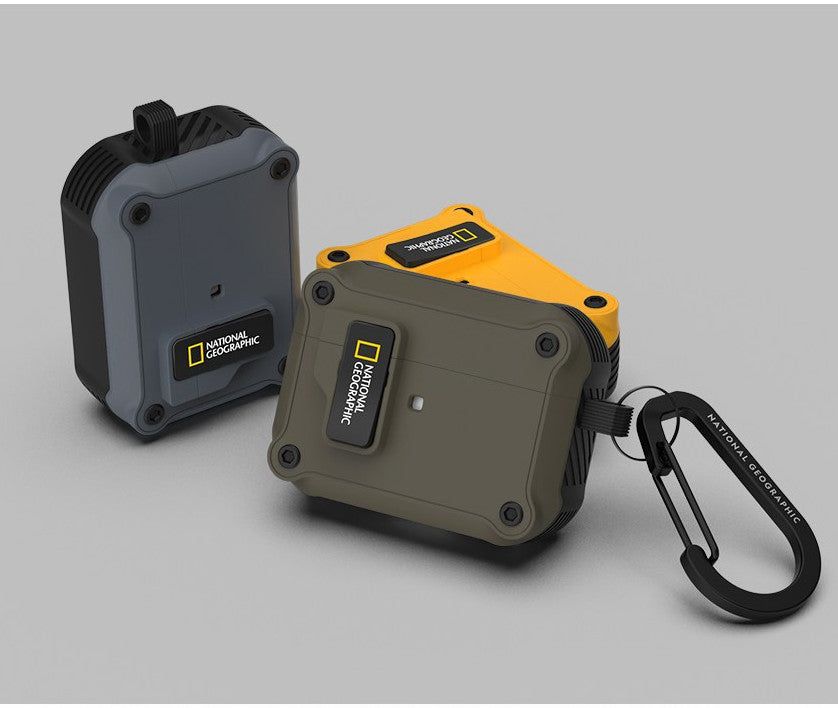 National Geographic Rugged Bumper Auto Lock Case AirPods Pro 2 - EmpressKorea