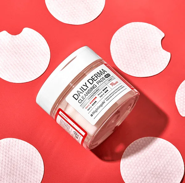 Nightingale Daily Derma Cleansing Pads Mild 270ml 70EA - EmpressKorea