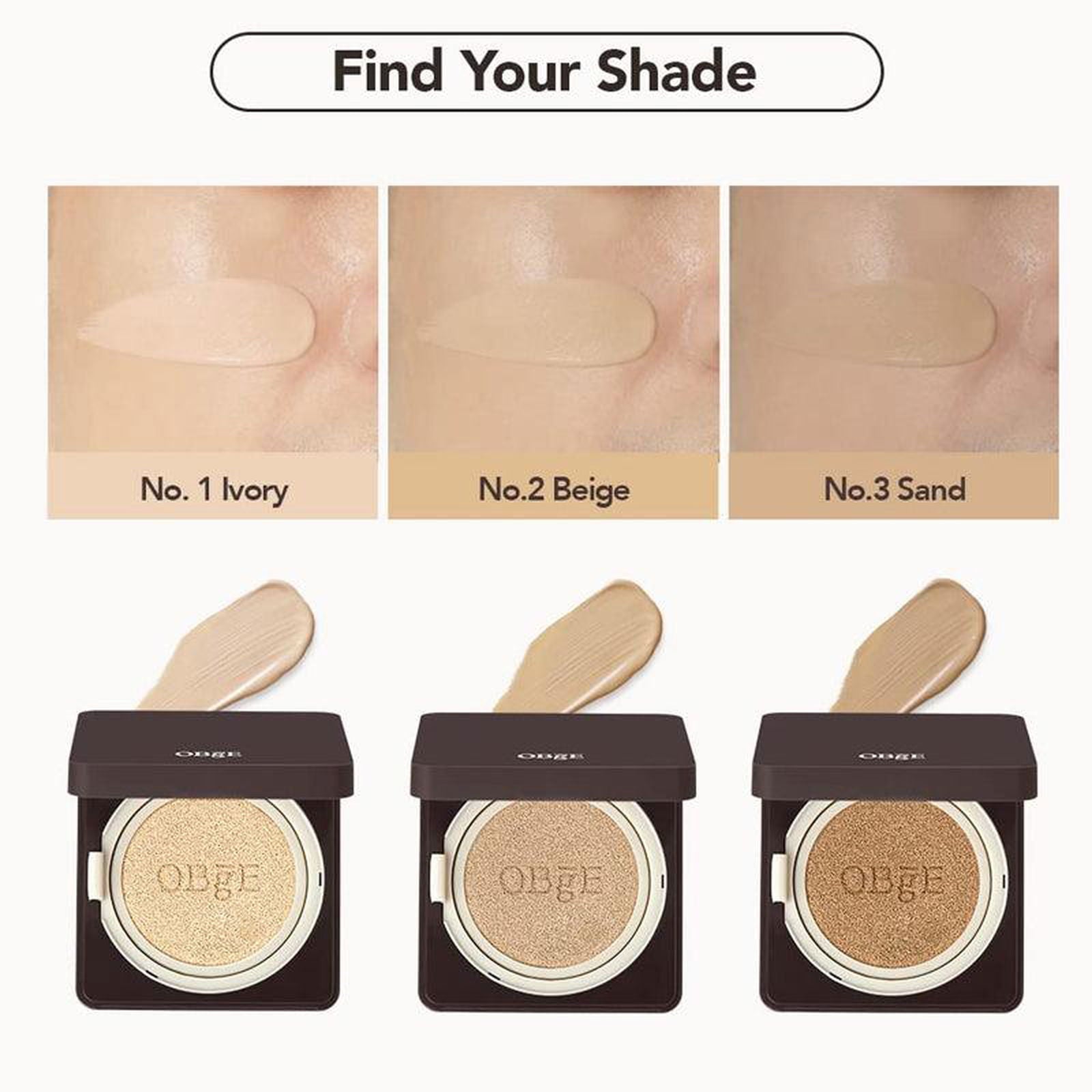 OBgE Perfect Homme Cushion (3 Colors) SPF 50+ PA+++ 15g - EmpressKorea