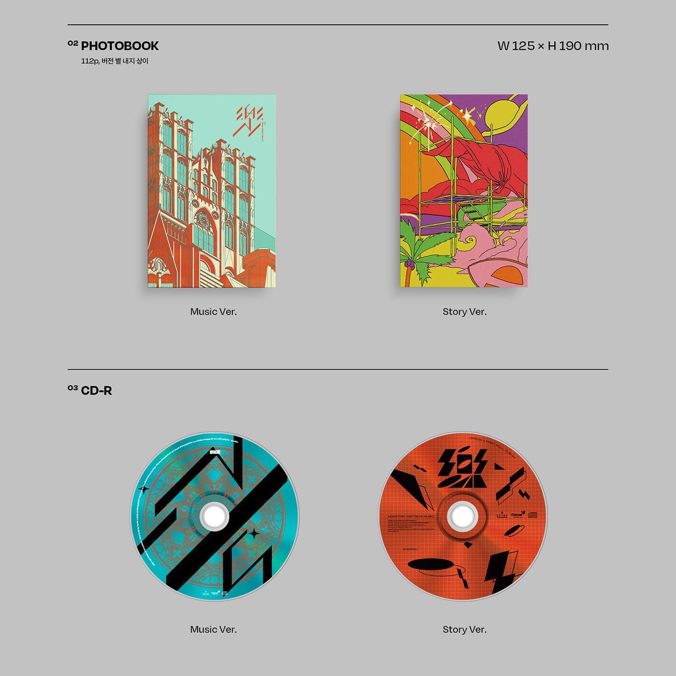 OMEGA X - 1st Full Album: 樂서 Story Written in Music - EmpressKorea