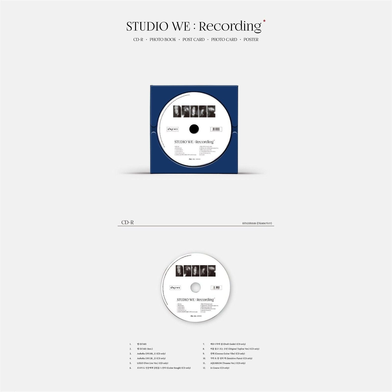 ONEWE - 2nd Demo Album STUDIO WE RECORDING #2 - EmpressKorea