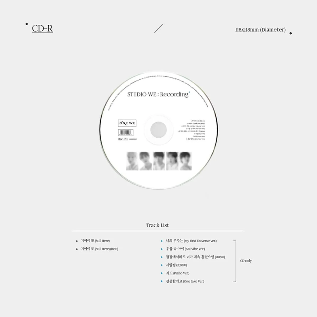 ONEWE - 3rd Demo Album: STUDIO WE Recording #3 - EmpressKorea