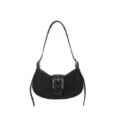 OSOI HOBO BROCLE [DENIM BLACK] - EmpressKorea