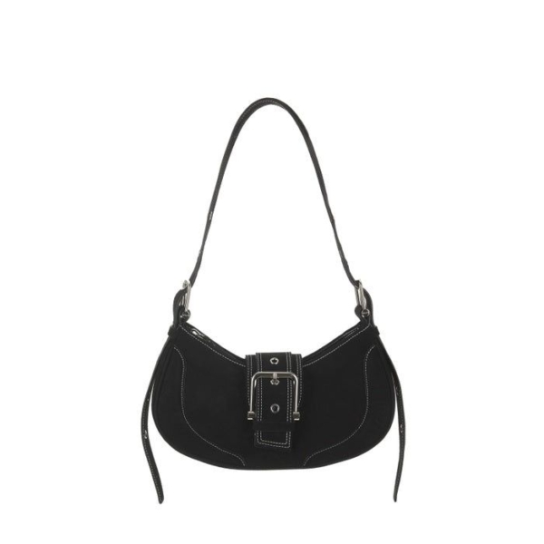 OSOI HOBO BROCLE [DENIM BLACK] - EmpressKorea