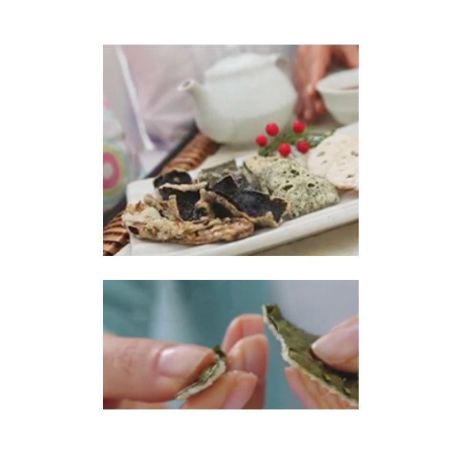 Oh Hee-sook Traditional Bugak Glutinous Rice Kelp Bugak 30g, 3pcs - EmpressKorea