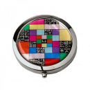 One touch Mother of pearl Hand Mirror - Hunminjeongeum made in Korea - EmpressKorea