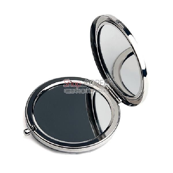 One touch Mother of pearl Hand Mirror - Orchid made in Korea - EmpressKorea