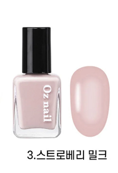 Oz nail Shine Mood Vegan Nail 36 Color Manicure 8ml - EmpressKorea