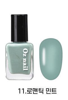 Oz nail Shine Mood Vegan Nail 36 Color Manicure 8ml - EmpressKorea
