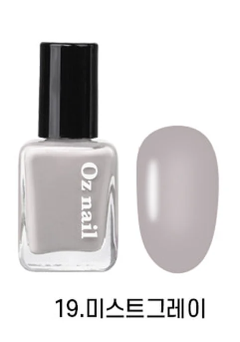 Oz nail Shine Mood Vegan Nail 36 Color Manicure 8ml - EmpressKorea