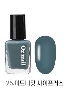 Oz nail Shine Mood Vegan Nail 36 Color Manicure 8ml - EmpressKorea