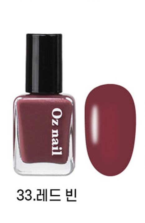 Oz nail Shine Mood Vegan Nail 36 Color Manicure 8ml - EmpressKorea