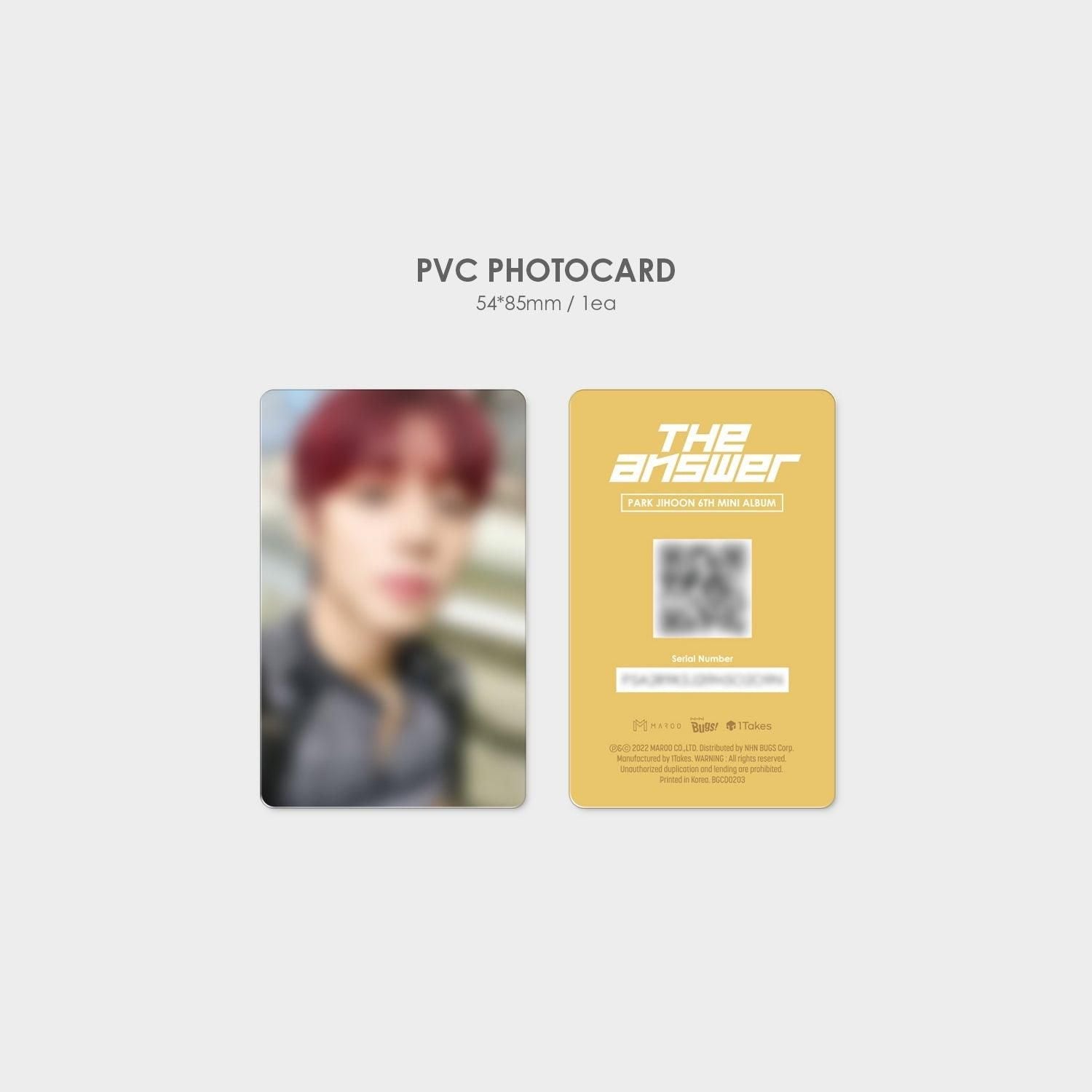 PARK JIHOON - 6th Mini Album: THE ANSWER (Platform Ver.) - EmpressKorea