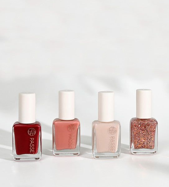 PASSET Celeb Manicure Nail Dry Rose 4-Piece Set 10ml*4 - EmpressKorea