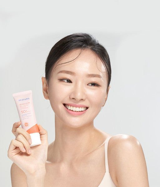 AESTURA Derma UV365 Red Calming Tone-Up Suncreen +50SPF/PA++++  40ml - EmpressKorea