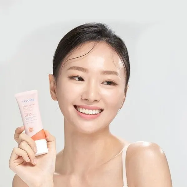 AESTURA Derma UV365 Red Calming Tone-Up Suncreen +50SPF/PA++++  40ml - EmpressKorea