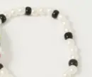 White Bear With Pearl beads