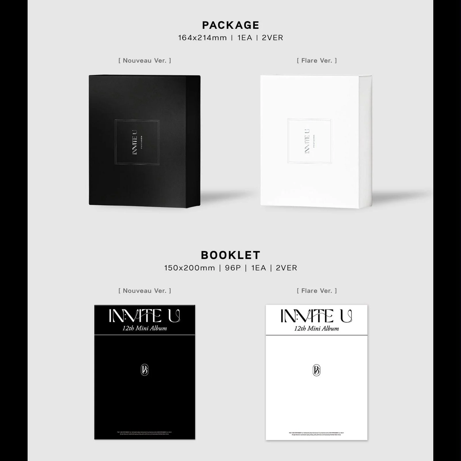PENTAGON - 12th Mini Album: IN:VITE U - EmpressKorea