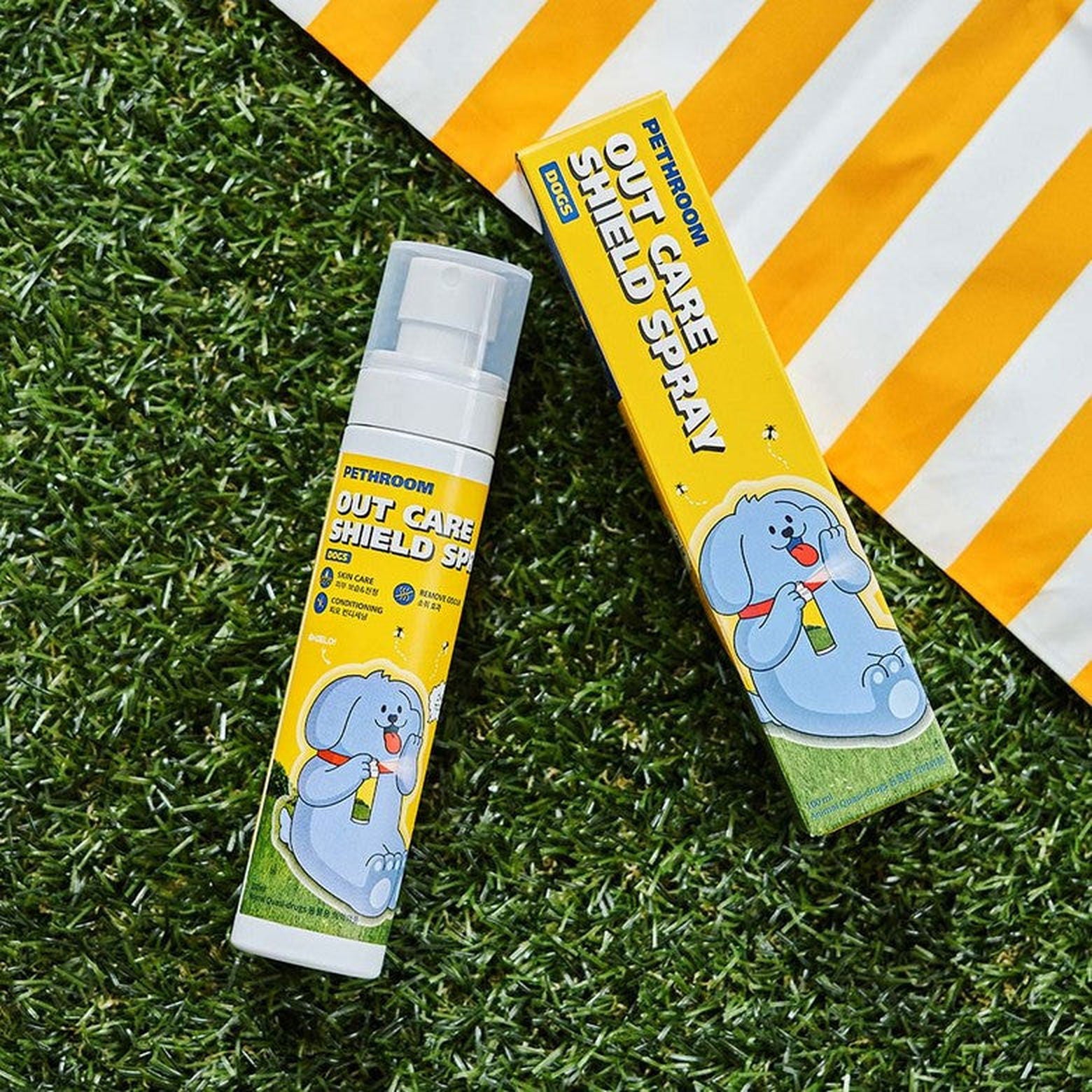 PETHROOM Outcare Set (Bug Out Light Clip + Outcare Shield Mist 100ml) Dog Walking Pest Prevention Tick Repellent - EmpressKorea