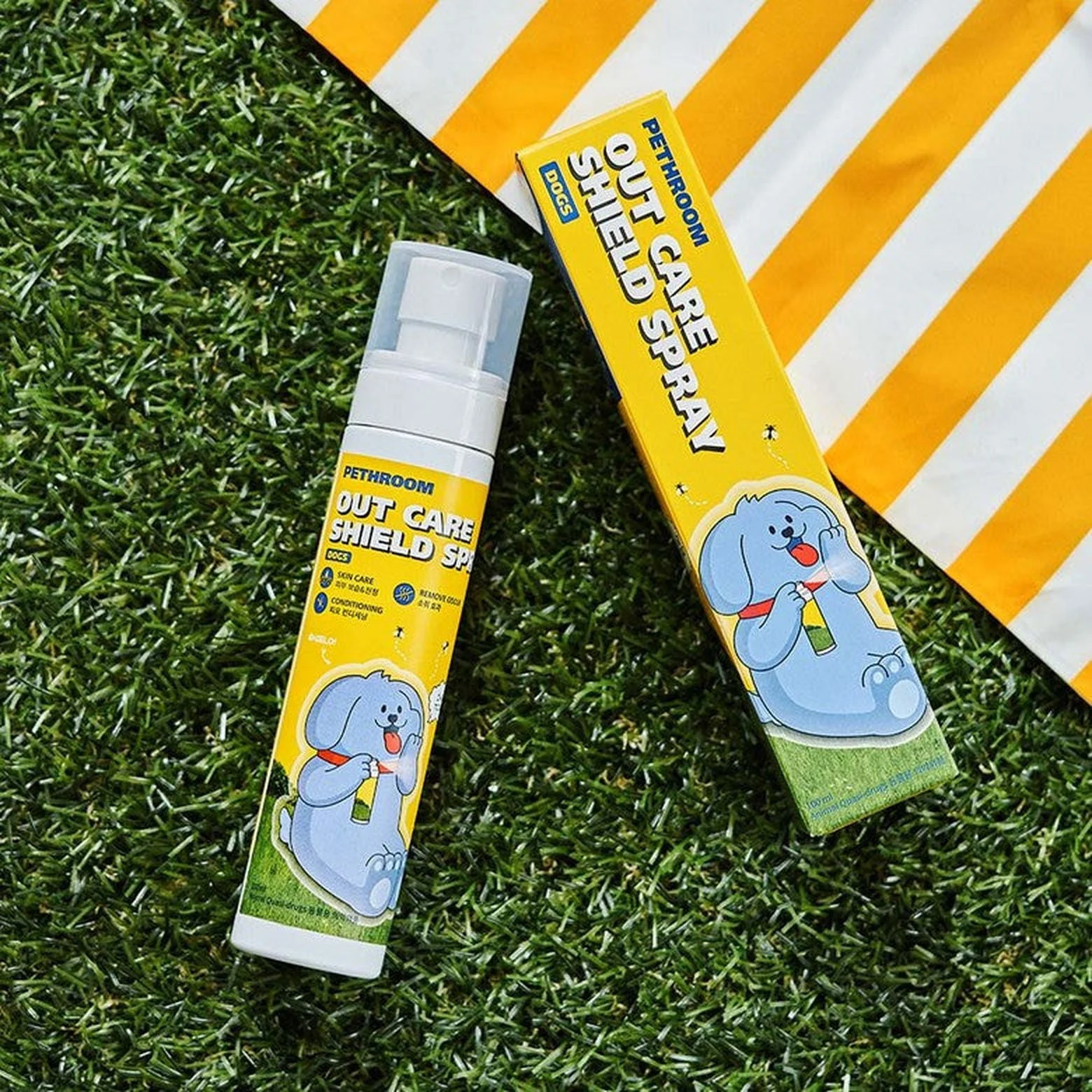PETHROOM Outcare Set (Bug Out Light Clip + Outcare Shield Mist 100ml) Dog Walking Pest Prevention Tick Repellent - EmpressKorea