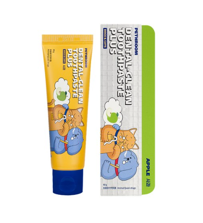 PETHROOM Pet Dental Clean Toothpaste Plus Apple Flavor 60g - EmpressKorea