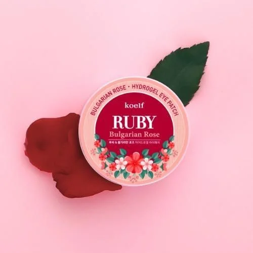 PETITFÉE KOELF RUBY BULGARIAN ROSE EYE PATCH 60Pads - EmpressKorea