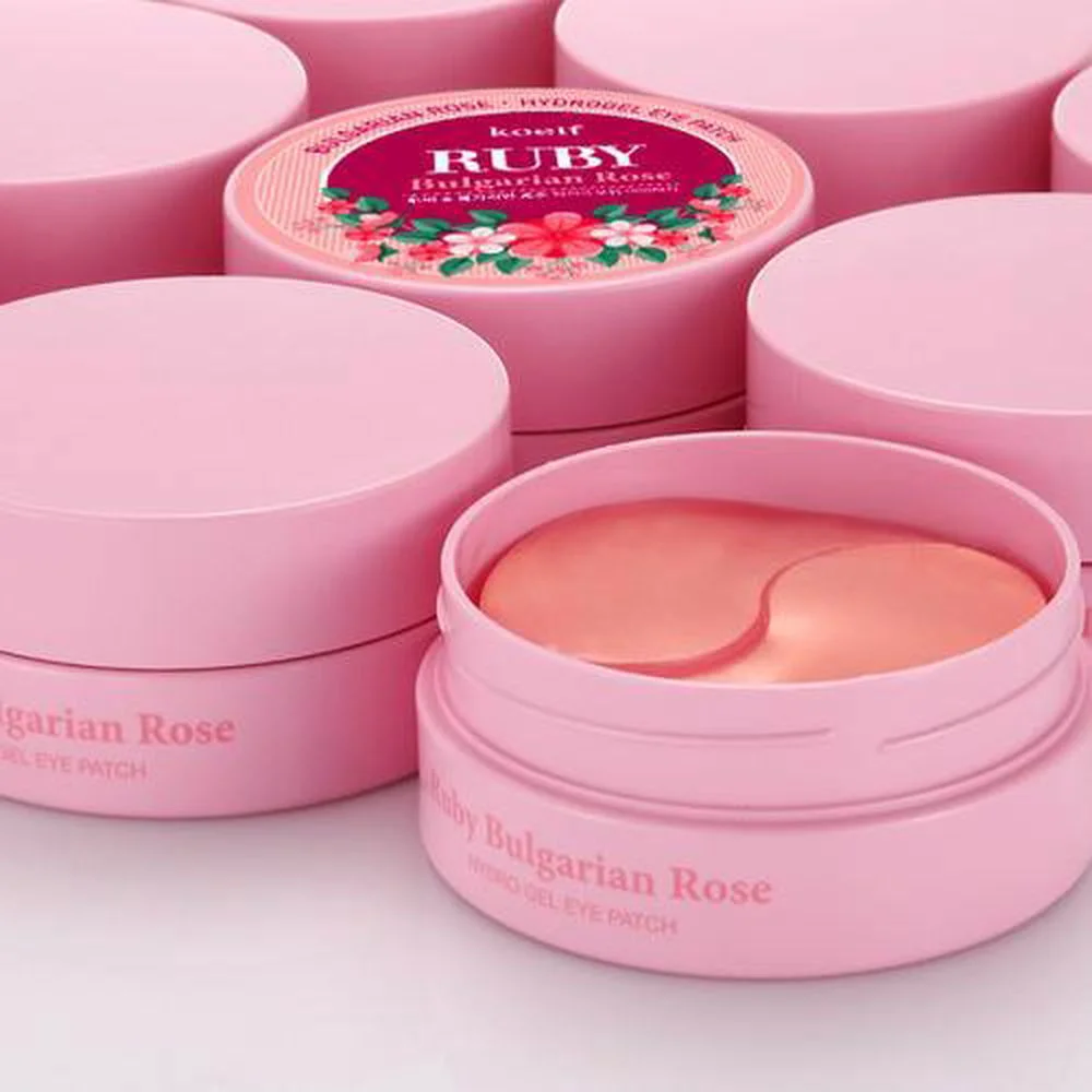PETITFÉE KOELF RUBY BULGARIAN ROSE EYE PATCH 60Pads - EmpressKorea