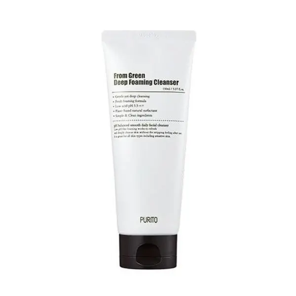PURITO From Green Deep Foaming Cleansing Foam 150ml - EmpressKorea