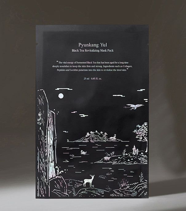 Pyunkang Yul Black Tea Revitalizing Mask Pack 25ml*10 packs - EmpressKorea