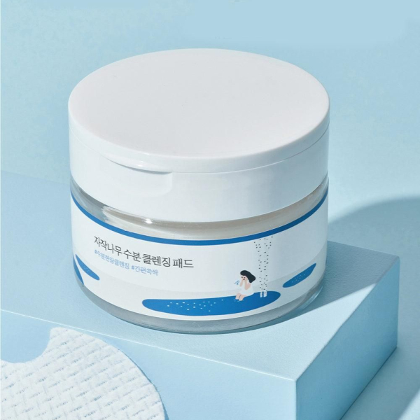 ROUND LAB Birch Moisture Cleansing Pads 210g (60 sheets) - EmpressKorea