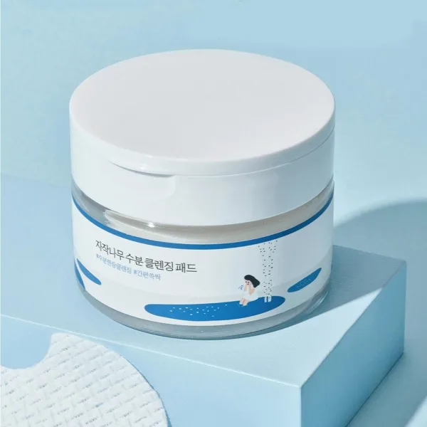 ROUND LAB Birch Moisture Cleansing Pads 210g (60 sheets) - EmpressKorea