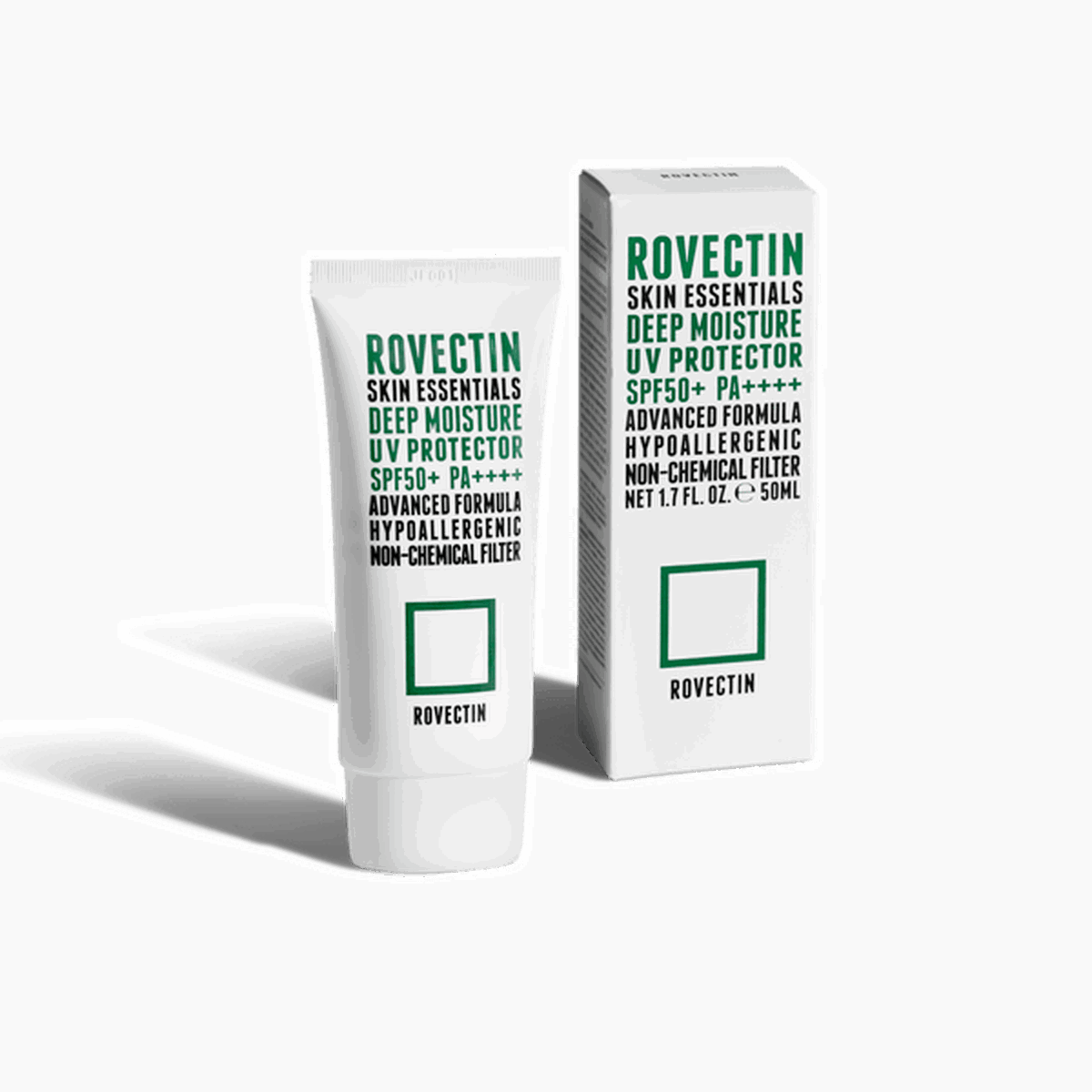 ROVECTIN Skin Essentials Deep Moisture UV Protector SPF 50+ PA++++ 50ml - EmpressKorea